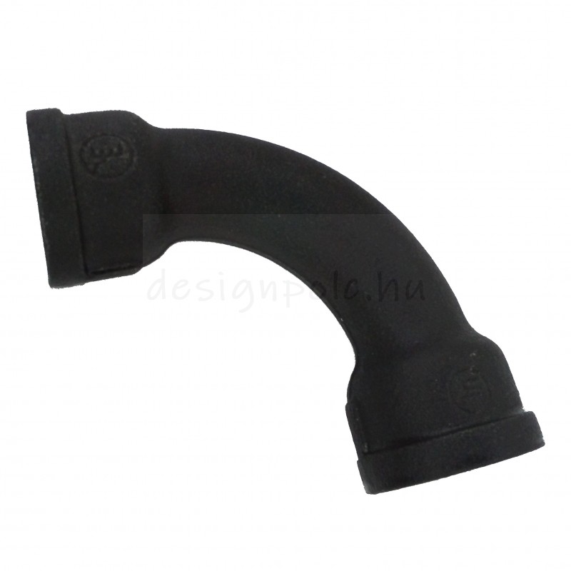 ÍV 90 FOKOS 3/4 COL ÖNTÖTTVASBÓL FEKETE IDOMOK CSŐPOLCHOZ ÍV 90 FOKOS 3/4 COL ÖNTÖTTVASBÓL FEKETE IDOMOK CSŐPOLCHOZ