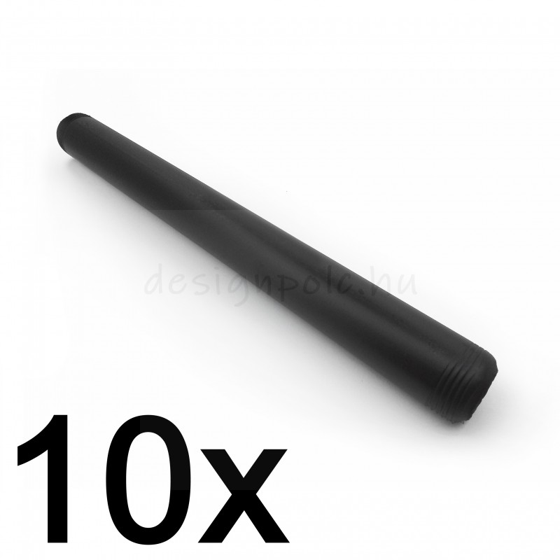 10DB MENETES VÉGŰ CSŐ 30 CM 3/4 COL FEKETE D:25MM CSÖVEK POLCHOZ 10DB MENETES VÉGŰ CSŐ 30 CM 3/4 COL FEKETE D:25MM CSÖVEK POLCHOZ