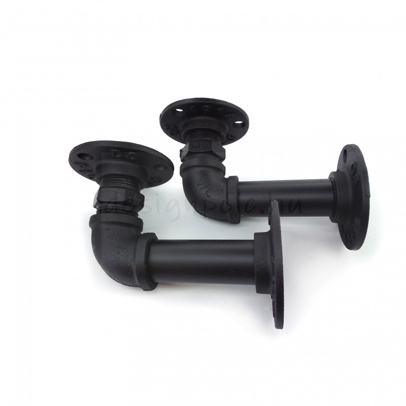 POLC KONZOL PÁR LOFT DESIGN POLCTARÓ 12CM FEKETE FALI POLC KONZOL POLC KONZOL PÁR LOFT DESIGN POLCTARÓ 12CM FEKETE FALI POLC KONZOL