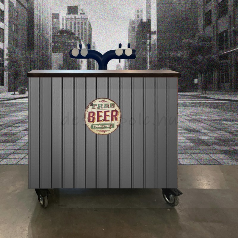 MOBIL SÖRPULT LEMEZ BORÍTÁSSAL 2/4 KEG 125CM MOBIL SÖRPULT LEMEZ BORÍTÁSSAL 2/4 KEG 125CM