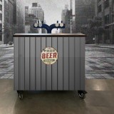 MOBIL SÖRPULT LEMEZ BORÍTÁSSAL 2/4 KEG 125CM